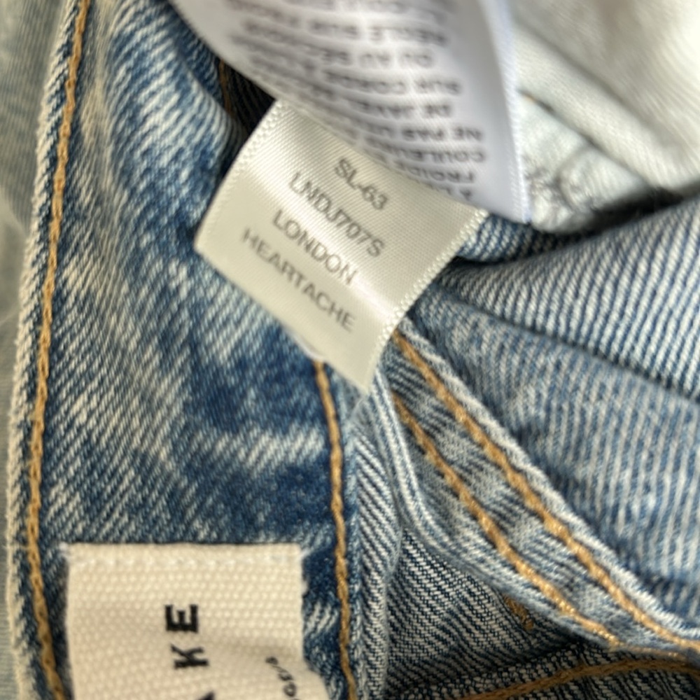 SLVRLAKE London - high waisted straight leg jeans. Heartache wash. - Picture 8 of 16